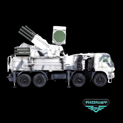 Pantsir S1 96K6 Self-Propelled Air Defense Weapon System Winter Camouflage "Russia's Arctic Forces" "Armor Premium" Series 1/72 Diecast Model by Panzerkampf