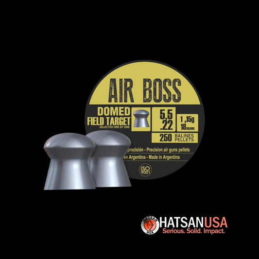 Hatsan Apolo Air Boss Domed Field Target Air Rifle Pellets .22 Cal 18 gr 250/ct