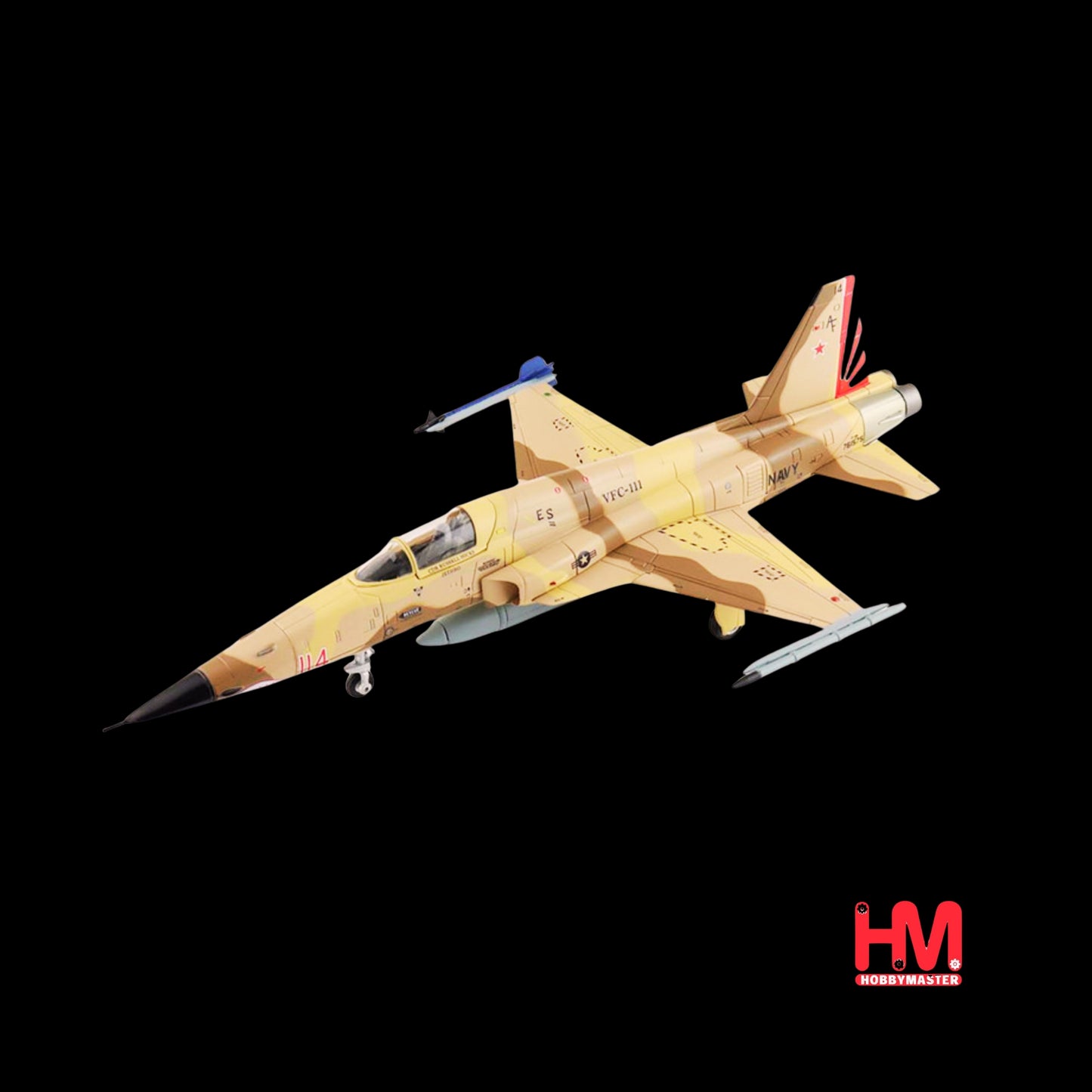 Northrop F-5N Tiger II Aircraft "761575 VFC-111 Sundowners Naval Air Station Key West" (2013) United States Navy "Air Power Series"  by Hobby Master