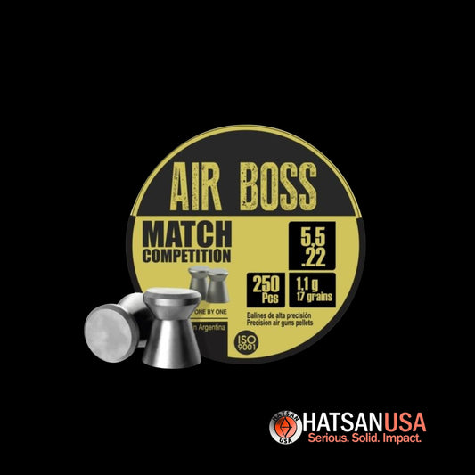 Hatsan Apolo Air Boss Match Competition Air Rifle Pellets .22 Cal 17 gr 250/ct