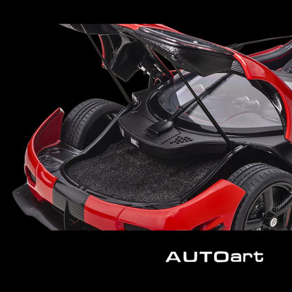 Koenigsegg Agera RS Chili Red with Black Accents 1/18 Model Car by Autoart