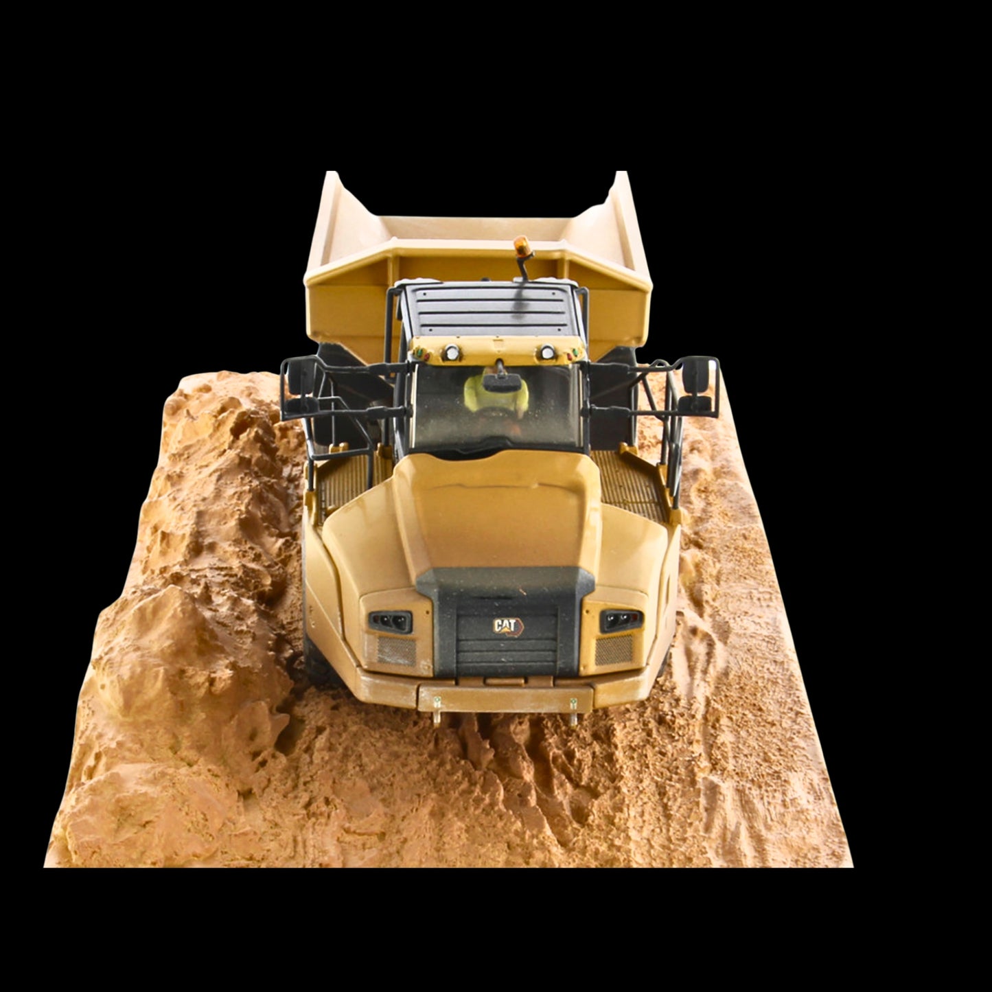 CAT Caterpillar 745 Articulated Truck with Operator (Dirty Version) "Weathered" Series 1/50 Diecast Model by Diecast Masters