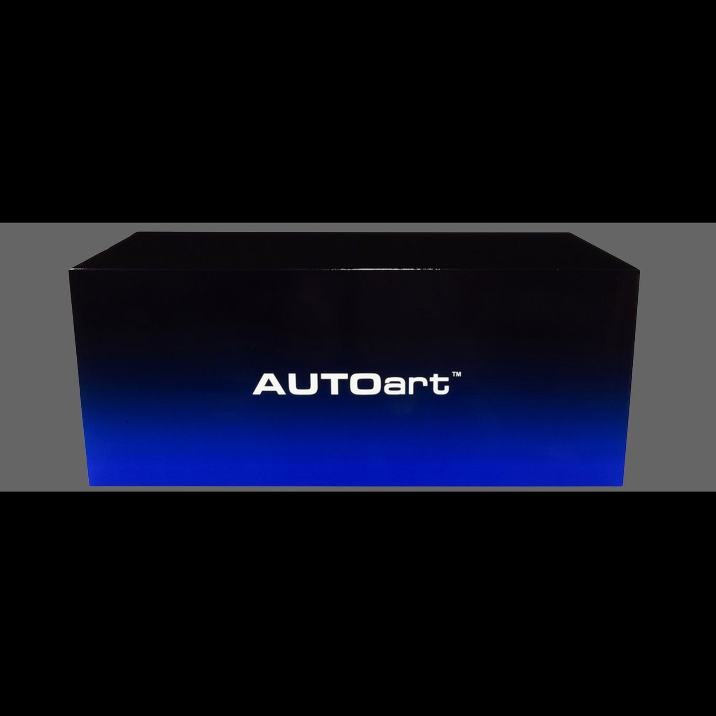AUTOart 2017 Ford GT Shadow Black w/ Orange Stripes 1/18 Composite Model Car (Opening Panels, Working Spoiler)