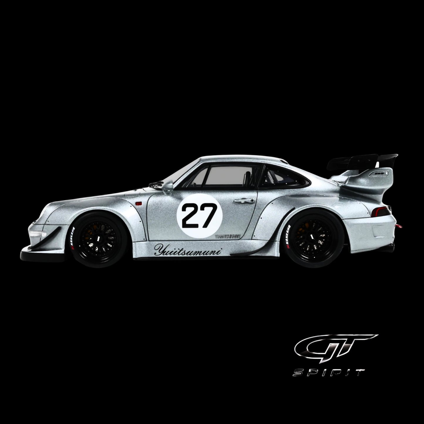 2024 RWB Yuiitsumuni #27 Silver Metallic 1/18 Resin Model Car – GT Spirit (Brand New)