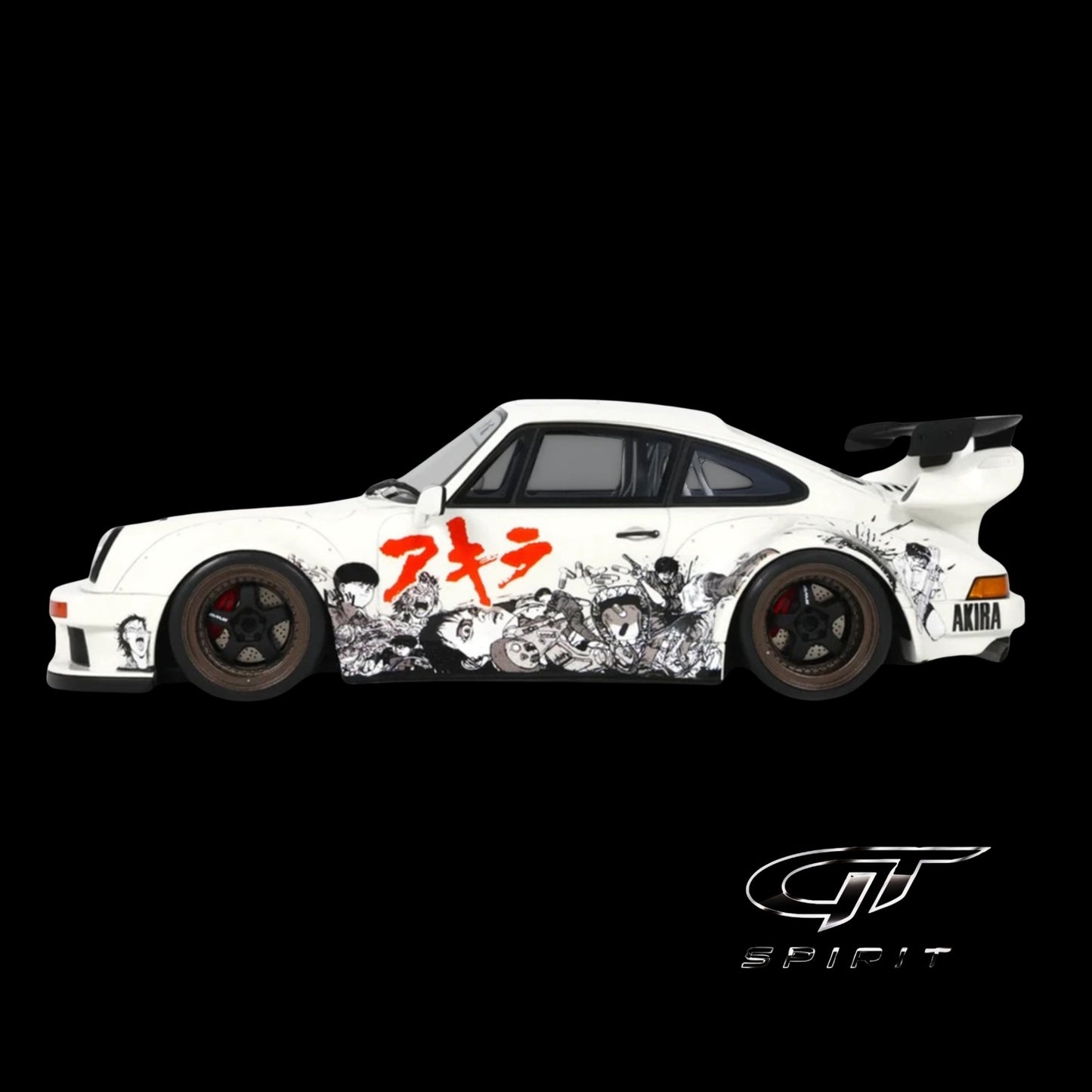 2024 RWB Akira White w/ Graphics “Akira” (1988) Movie 1/18 Resin Model Car – GT Spirit (Brand New)