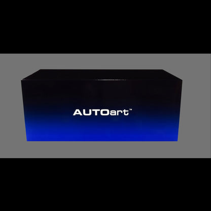 AUTOart McLaren Senna “Trophy” Kyanos Blue/Black w/ Carbon Accents 1/18 Composite Model Car (Working Spoiler)