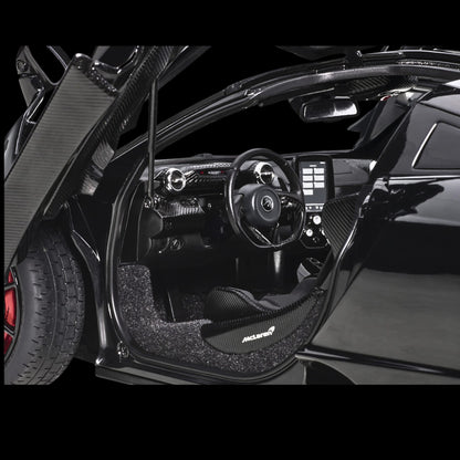 Mclaren Senna Stealth Cosmos Black with Carbon Accents 1/18 Model Car by Autoart