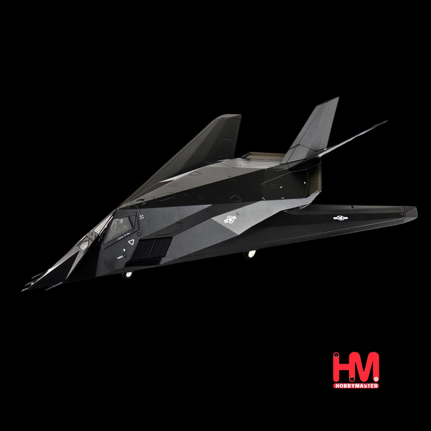 Lockheed F-117A Nighthawk Stealth Aircraft "84-0809" (2022) United States Air Force "Air Power Series"  by Hobby Master