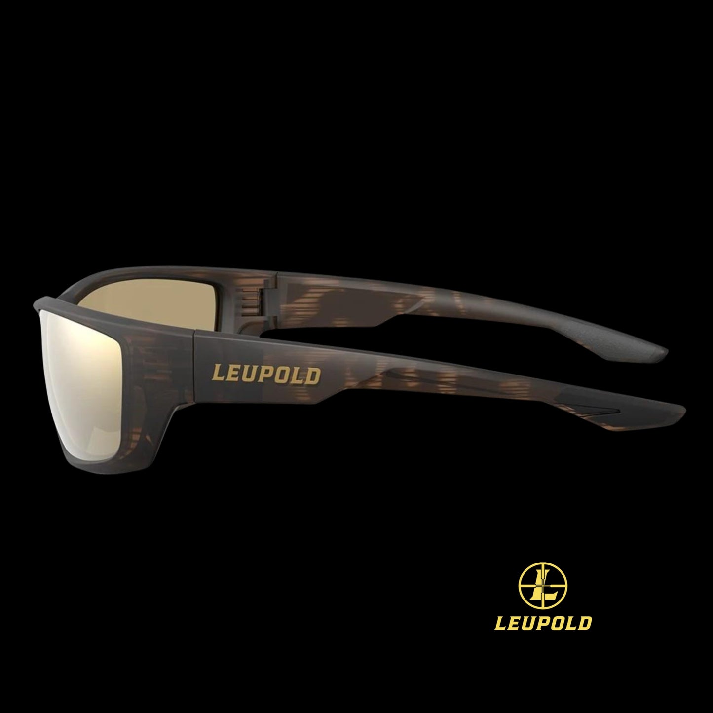 Leupold Cheyenne Sunglasses Matte Tortoise with Bronze Mirror Lens