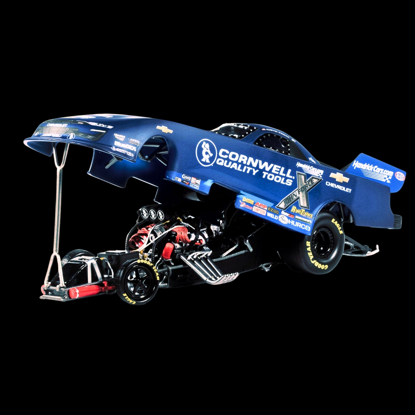 Auto World 2025 Chevrolet Camaro SS NHRA Funny Car Austin Prock “Cornwell Quality Tools” 1/24 Limited Edition Diecast (John Force Racing)