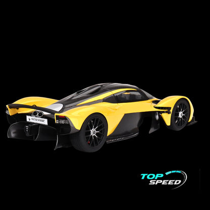 Aston Martin Valkyrie Cosmopolitan Yellow Metallic and Carbon by Top Speed