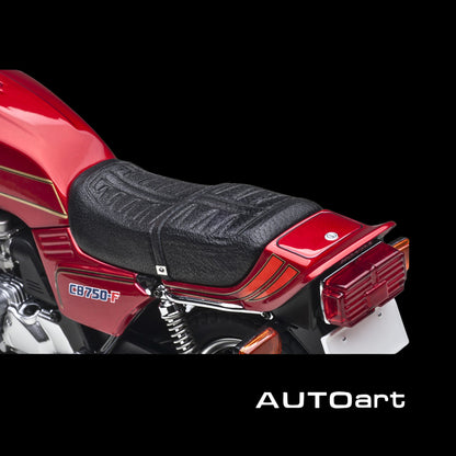 Honda CB750F Motorcycle Red with Helmet "Baribari Legend" (1986) OVA 1/12 Model by Autoart