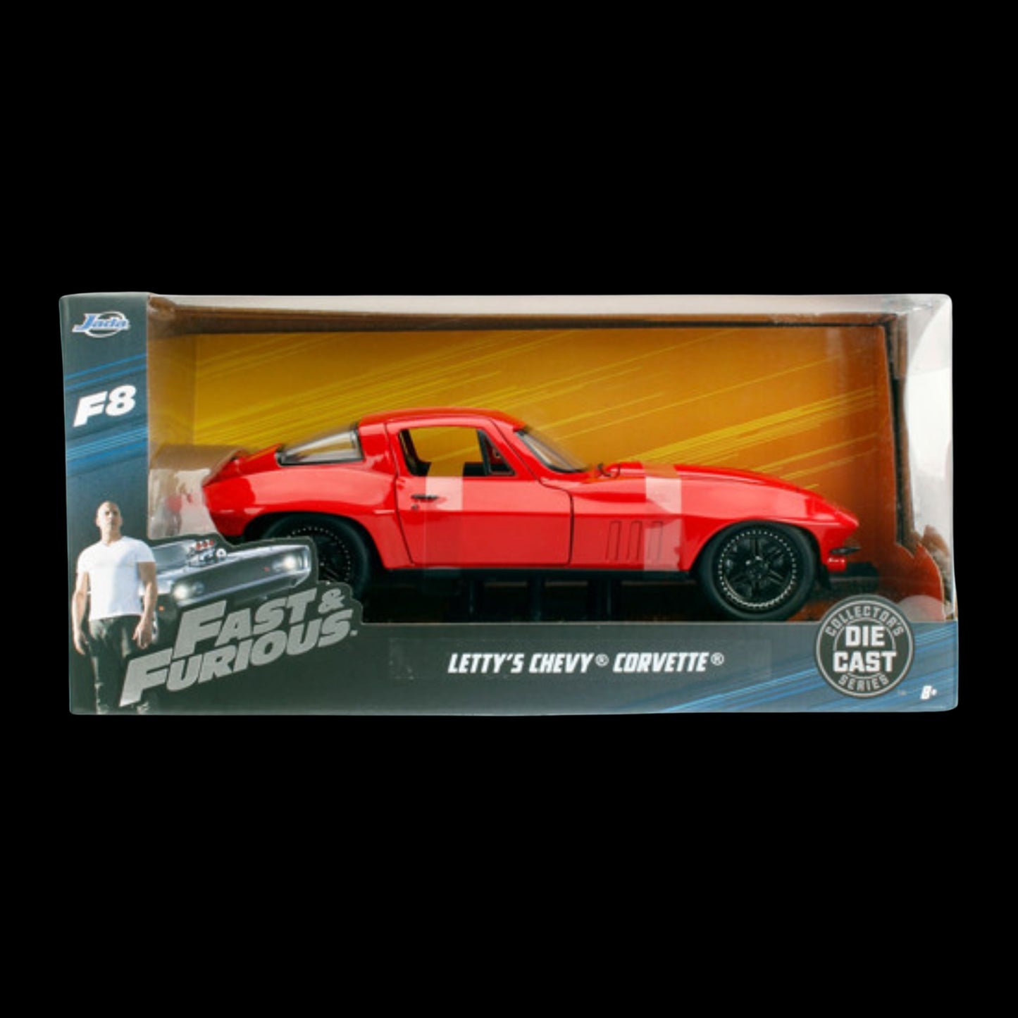 Letty's Chevrolet Corvette Fast & Furious F8 "The Fate of the Furious" Movie 1/24 Diecast Model Car by Jada