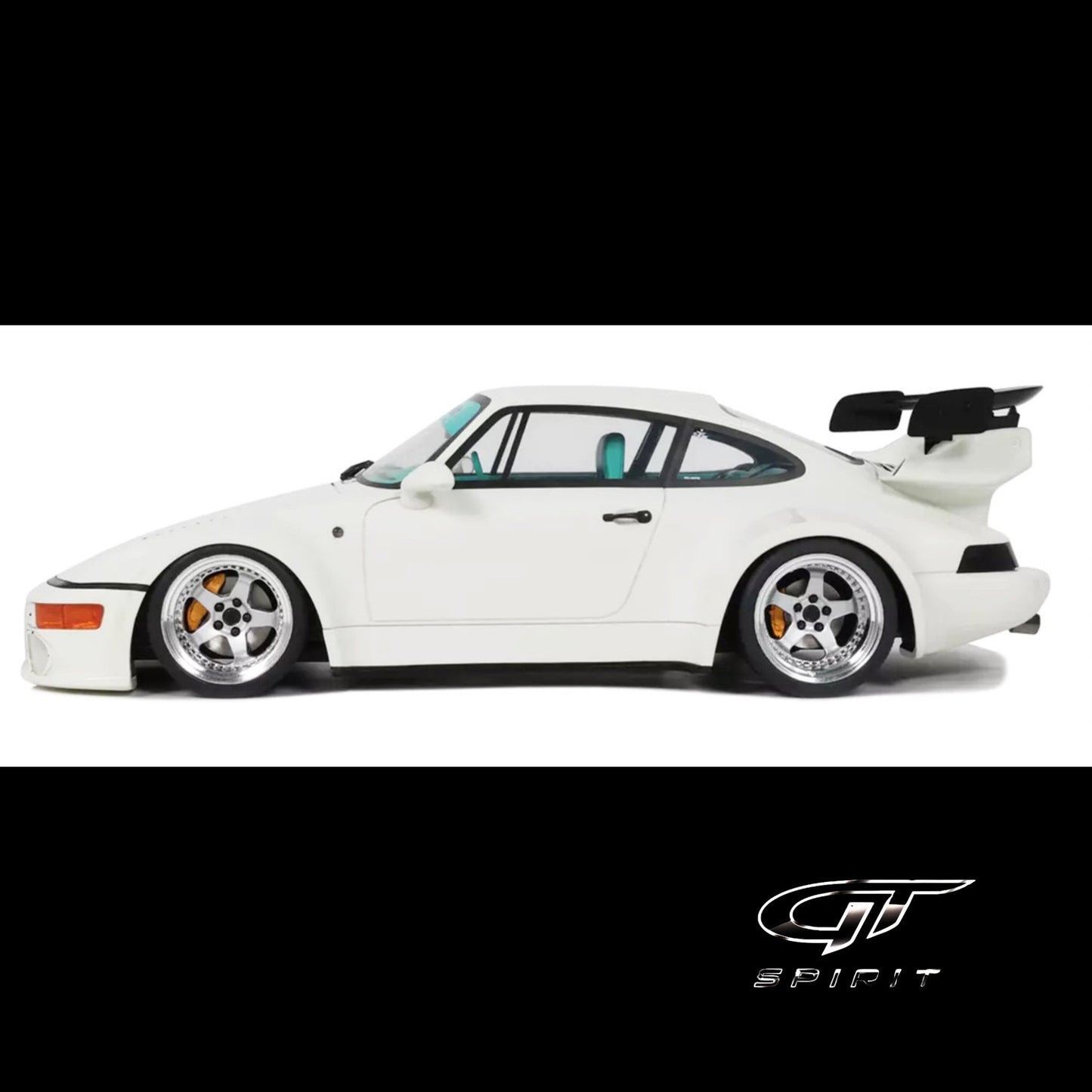 2023 RWB RWBA Slant Nose 964 Grand Prix White 1/18 Resin Model Car – GT Spirit (Brand New)