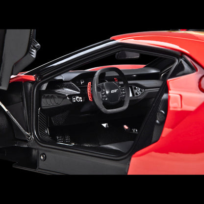 AUTOart Ford GT Heritage Edition #16 “Alan Mann” Red Metallic w/ Gold Stripes 1/18 Model Car (Opening Engine)