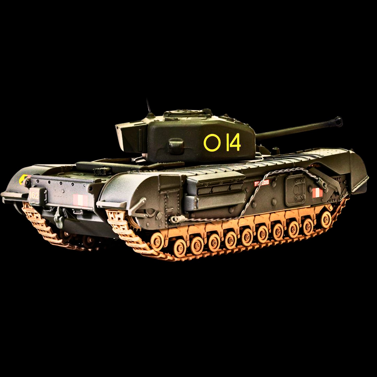 Churchill Mk.IV Tank "'To Catch a Tiger' 'Toledo' C Squadron 14 Troop 21st Army Tank Brigade Tunisia" (1943) British Royal Army "Military Legends" Series 1/50 Diecast Model by Corgi