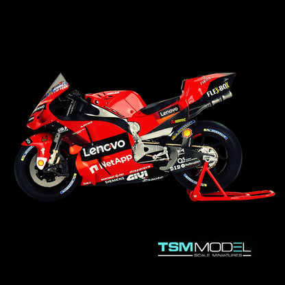 Ducati Desmosedici #63 Bagnaia MotoGP 2022 1:12 Resin Model by True Scale Miniatures