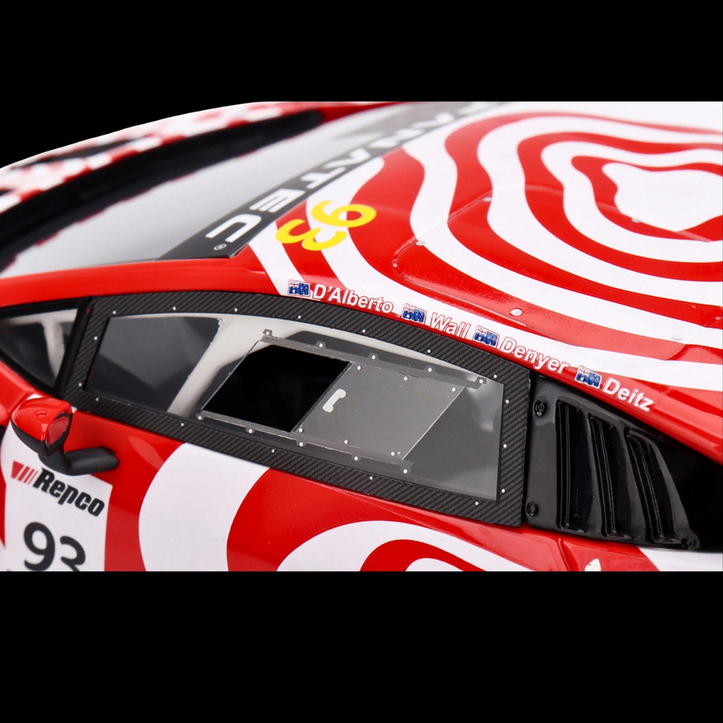 Lamborghini Huracan GT3 EVO2 #93 Tony D'Alberto - Adrian Deitz - Grant Denyer - David Wall "Wall Racing" "Bathurst 12 Hour" (2024) 1/18 Model Car by Top Speed