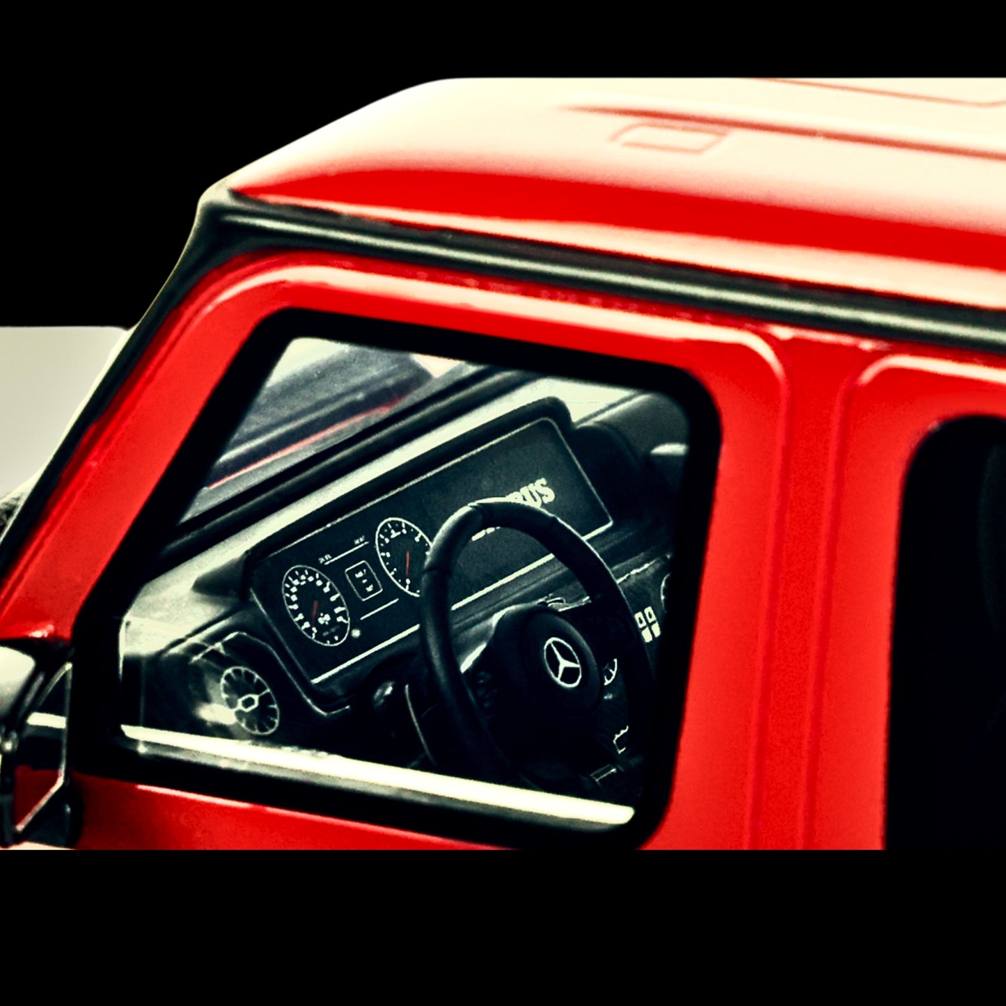 2022 Brabus 900 Rocket Edition Red with Carbon Hood 1/18 Model Car by GT Spirit