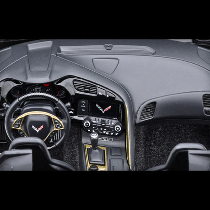 2019 Chevrolet Corvette C7 ZR1 Sebring Orange Tintcoat with Carbon Top 1/18 Model Car by Autoart