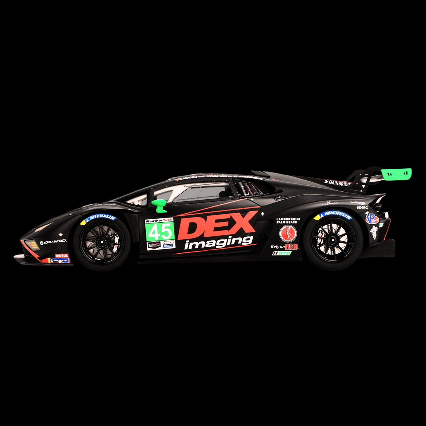 Lamborghini Huracan GT3 EVO2 #45 Graham Doyle - Danny Formal - Ashton Harrison - Kyle Marcelli "Wayne Taylor Racing with Andretti" "24 Hours of Daytona" (2024) 1/18 Model Car by Top Speed