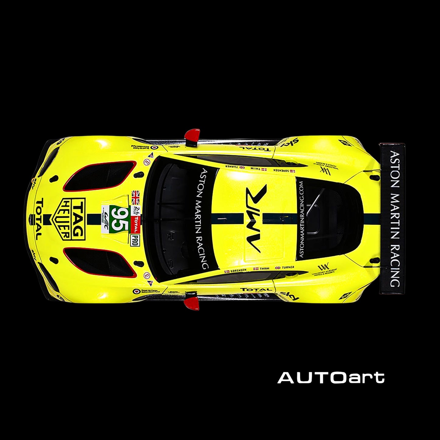 2018 Aston Martin Vantage GTE #95 Sorensen - Thiim - Turner Le Mans PRO  by Autoart
