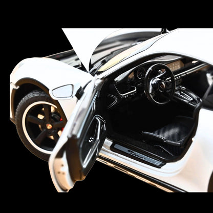 2023 Porsche 911 Dakar Ice Gray Metallic 1/18 Diecast Model Car by Norev