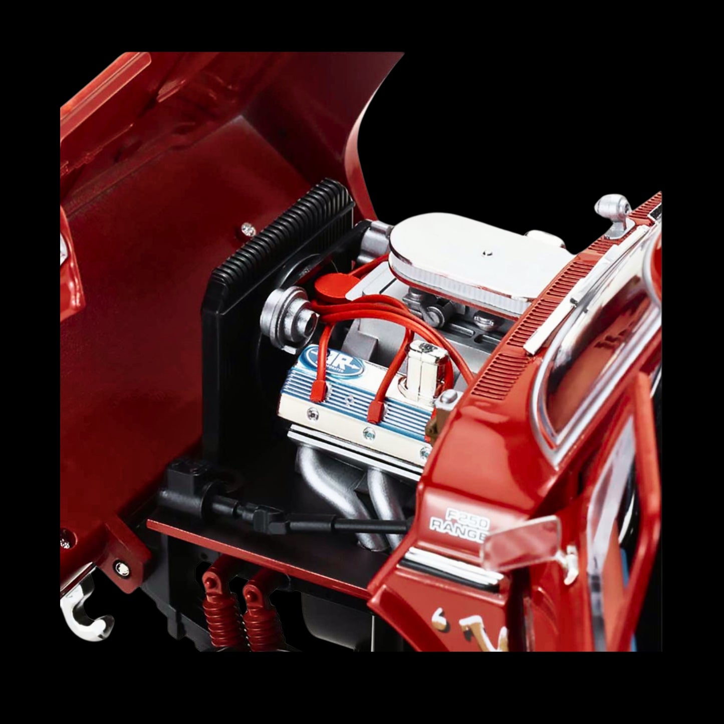 1979 Ford F-250 Monster Truck with 48-Inch Tires "Walkin' Tall" Red "Kings of Crunch" Series 1/18 Diecast Model Car by Greenlight