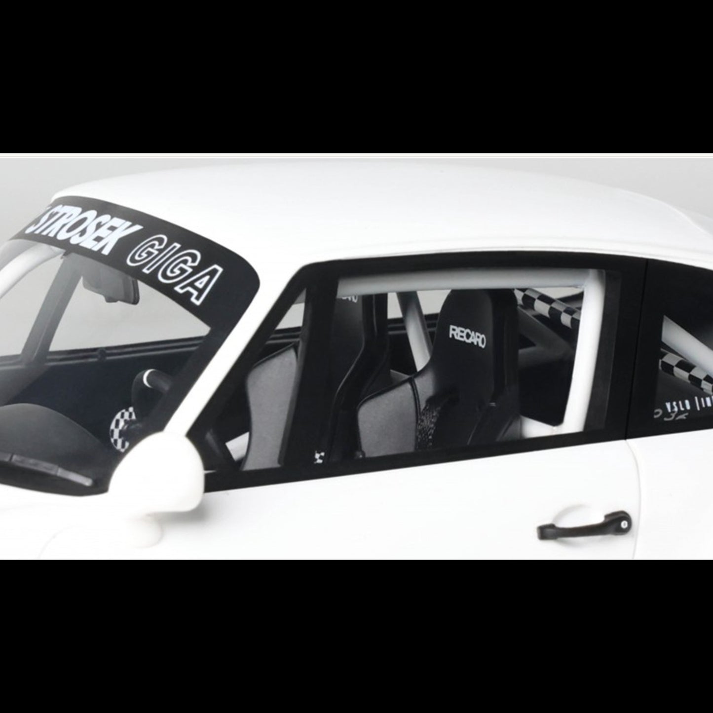 2024 Strosek GIGA (Porsche 911) White 1/18 Resin Model Car – GT Spirit (Brand New)