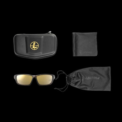 Leupold Cheyenne Sunglasses Matte Tortoise with Bronze Mirror Lens