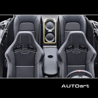 Nissan GT-R50 By ItalDesign "Goodwood Version" Liquid Kinetic Gray Metallic with Gold Accents 1/18 Model Car by Autoart - 1