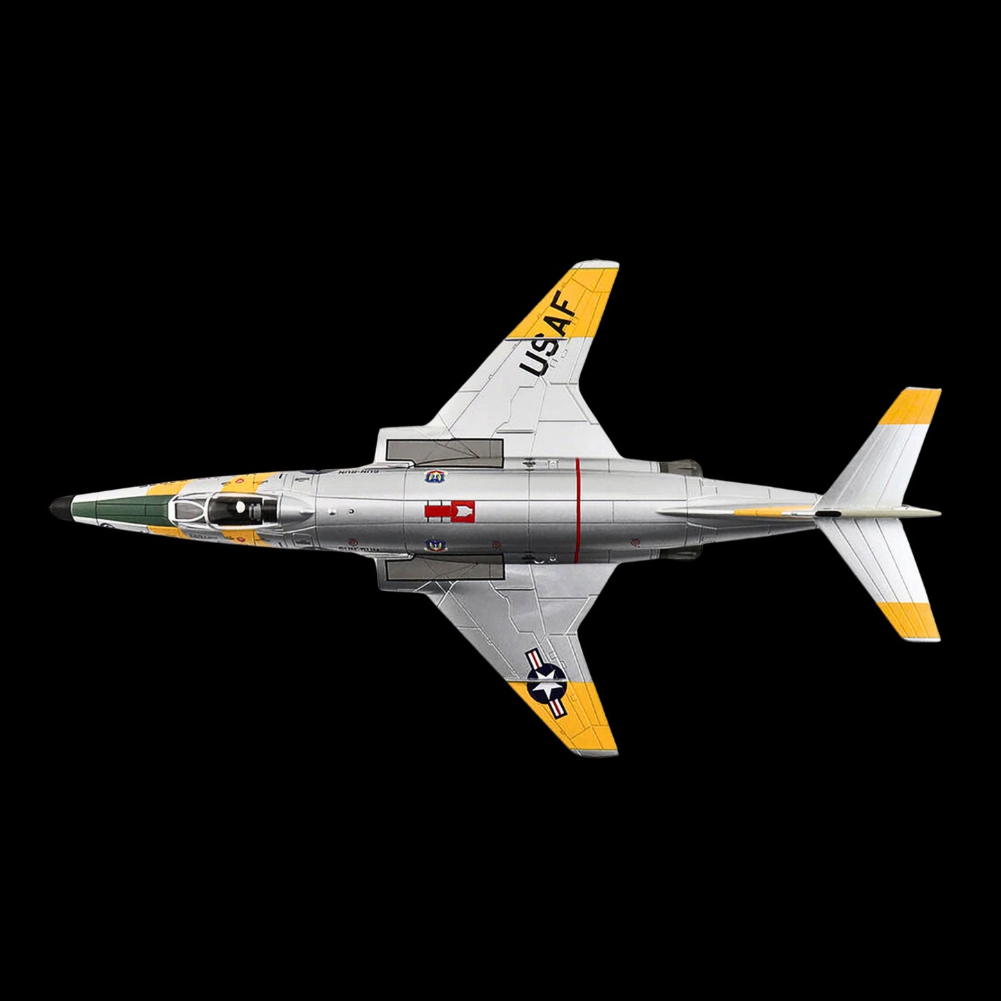 McDonnell RF-101C Voodoo Fighter Aircraft "363rd TRW Operation Sun Run" (1957) United States Air Force "Air Power Series" 1/72 Diecast Model by Hobby Master