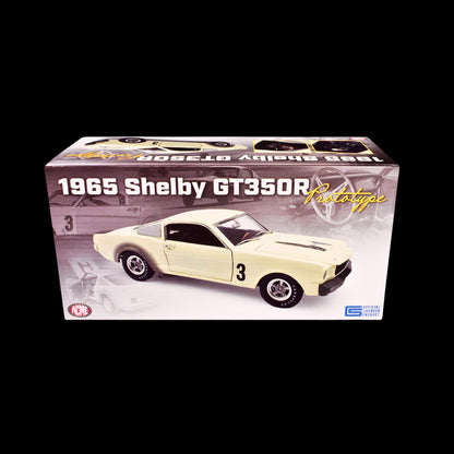 1965 Shelby GT350R Prototype #3 White Limited Edition 1:18 Diecast Model Car by ACME (312 Pieces Worldwide)
