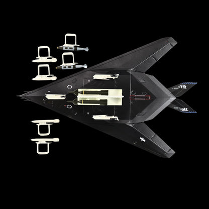 Lockheed F-117A Nighthawk Stealth Aircraft "84-0809" (2022) United States Air Force "Air Power Series"  by Hobby Master