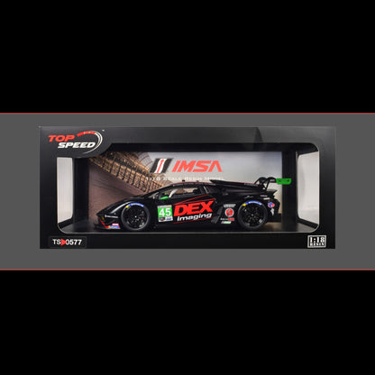 Lamborghini Huracan GT3 EVO2 #45 Graham Doyle - Danny Formal - Ashton Harrison - Kyle Marcelli "Wayne Taylor Racing with Andretti" "24 Hours of Daytona" (2024) 1/18 Model Car by Top Speed