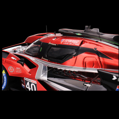Acura ARX-06 GTP #40 Louis Deletraz - Colton Herta - Jordan Taylor "Wayne Taylor Racing with Andretti" Winner "12 Hours of Sebring" (2024) 1/18 Model Car by Top Speed