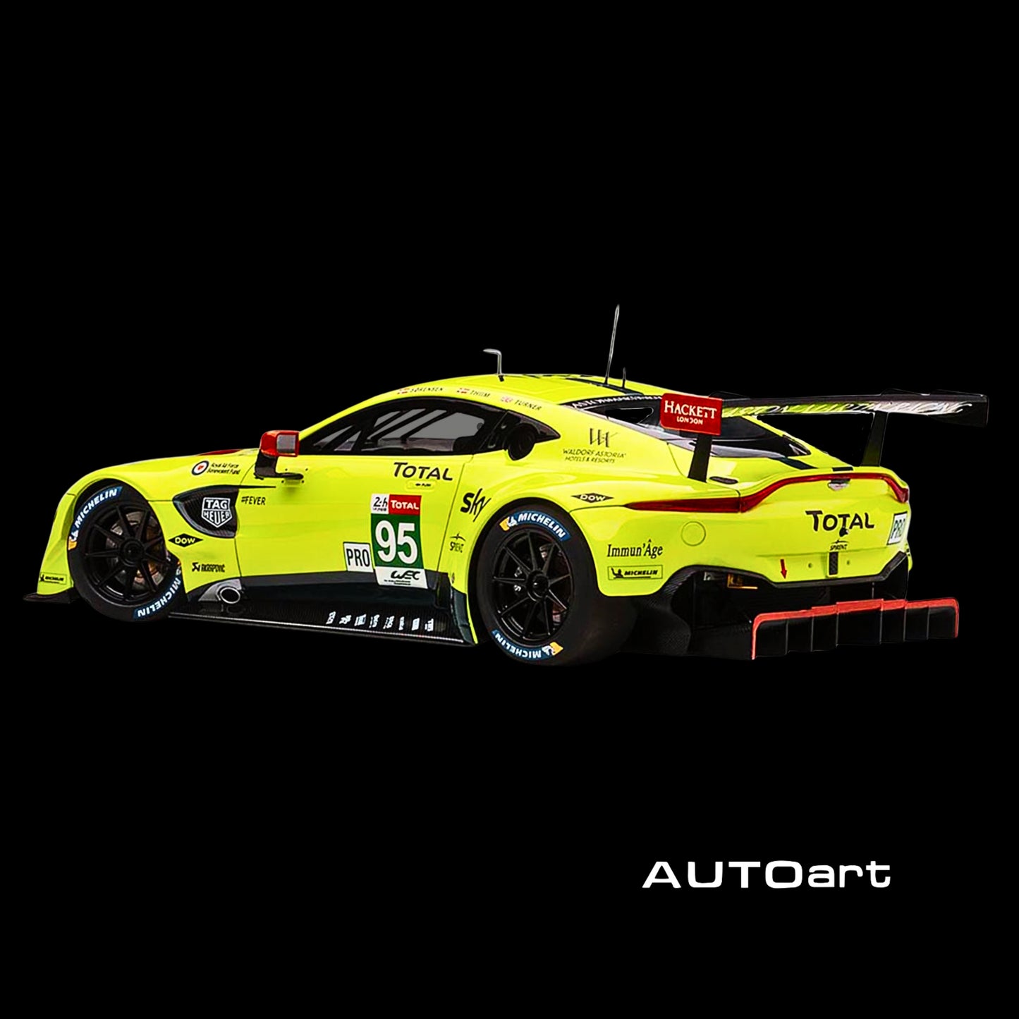 2018 Aston Martin Vantage GTE #95 Sorensen - Thiim - Turner Le Mans PRO  by Autoart