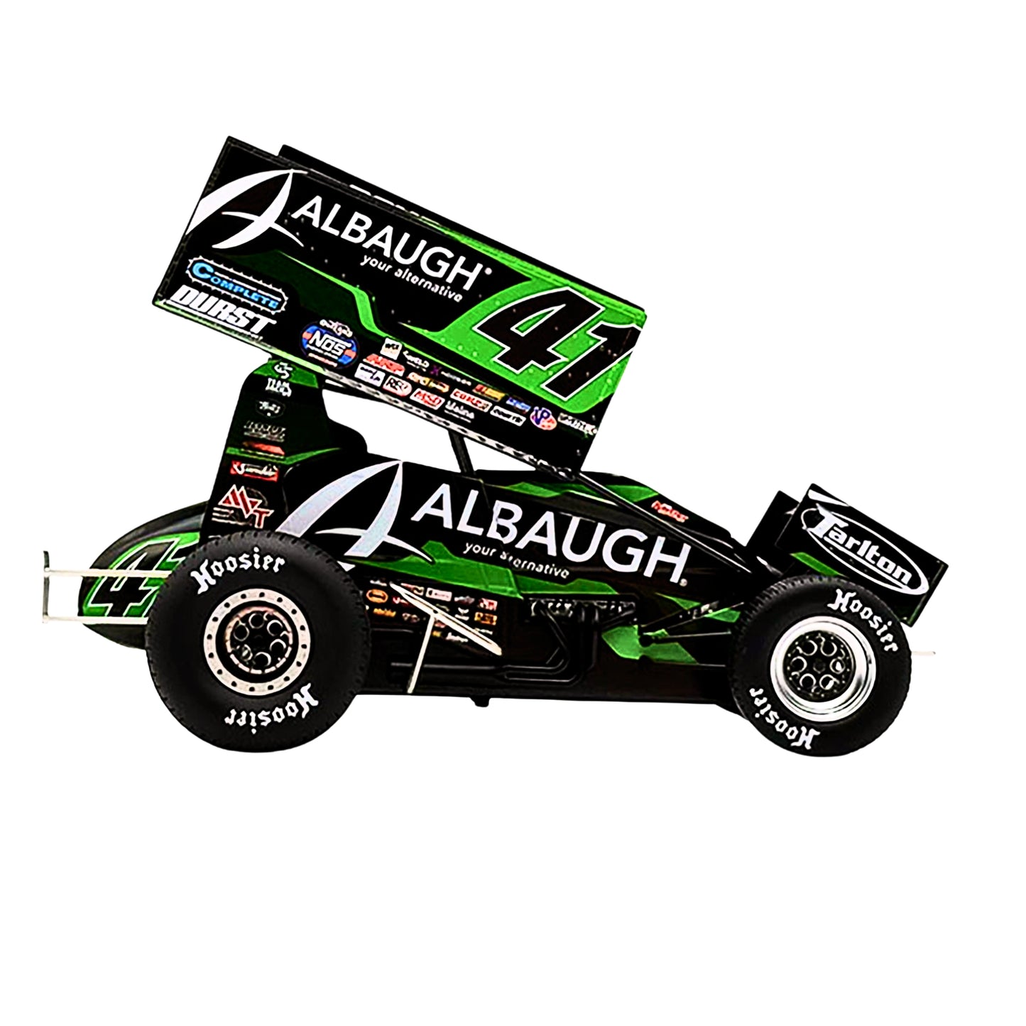 Winged Sprint Car #41 Carson Macedo "Albaugh" Jason Johnson Racing