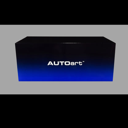 AUTOart 2017 Ford GT Ingot Silver Metallic w/ Black Stripes 1/12 Model Car (Opening Panels, Working Spoiler)