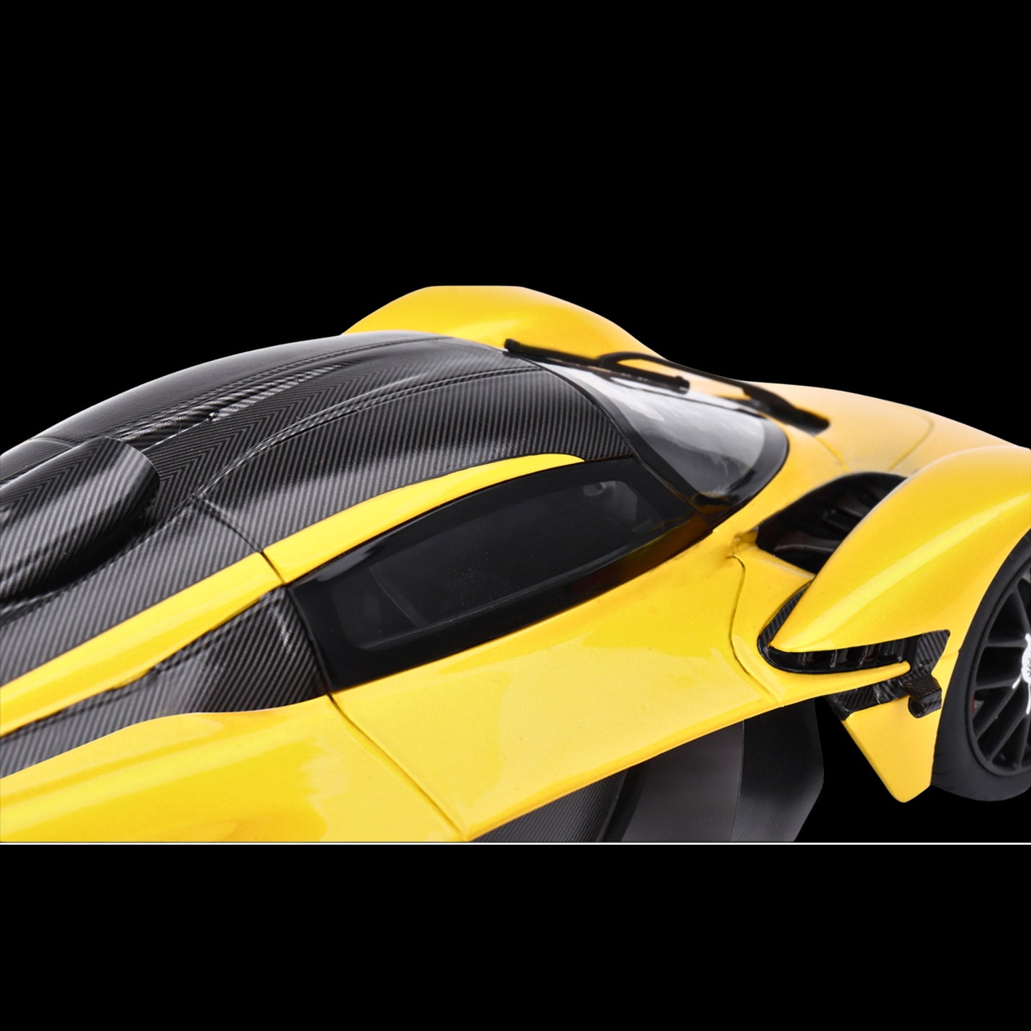 Aston Martin Valkyrie Cosmopolitan Yellow Metallic and Carbon by Top Speed