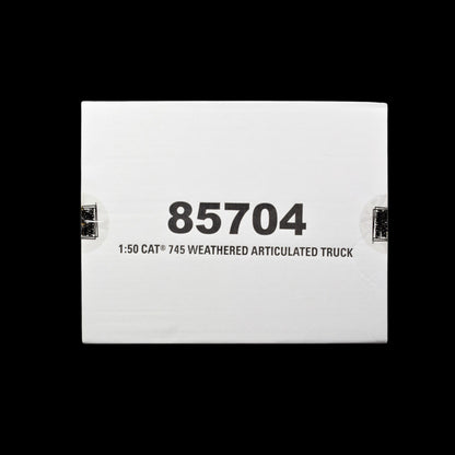 CAT Caterpillar 745 Articulated Truck with Operator (Dirty Version) "Weathered" Series 1/50 Diecast Model by Diecast Masters