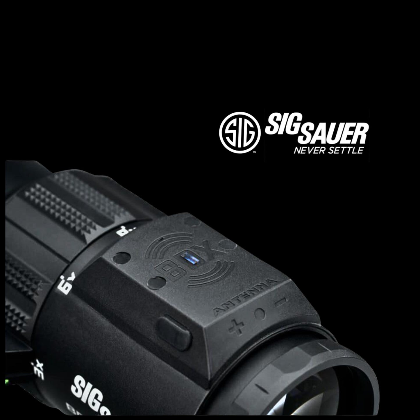 Sig Sauer Bravo6T-BDX Rifle Scope 3-18x44mm 35mm FFP MRAD Milling 2.0 Illum Black