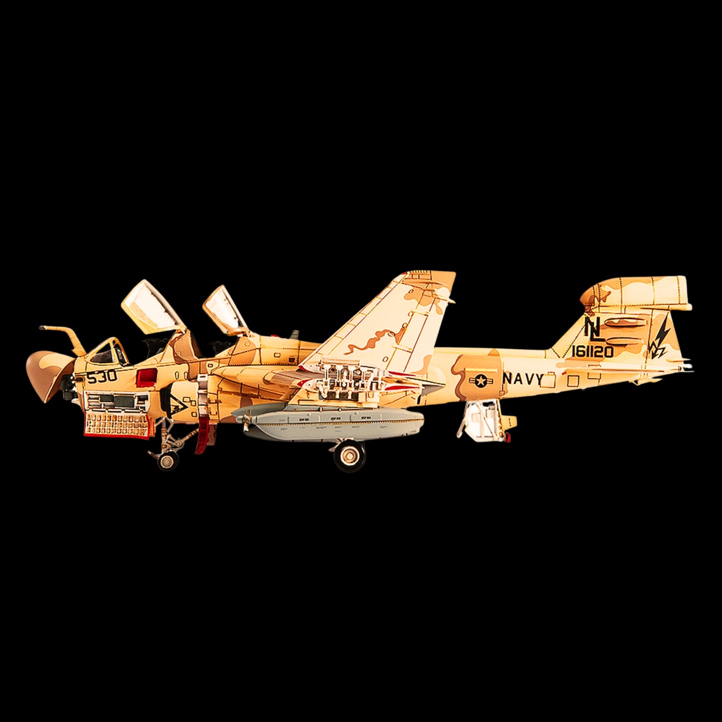 Grumman EA-6B Prowler Attack Aircraft "VAQ-133 Wizards Afghanistan" (2007) United States Navy  by JC Wings