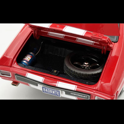 1970 Chevrolet Chevelle SS "Red Eye" Red with White Stripes Limited Edition to 354 pieces Worldwide 1/18 Diecast Model Car by ACME