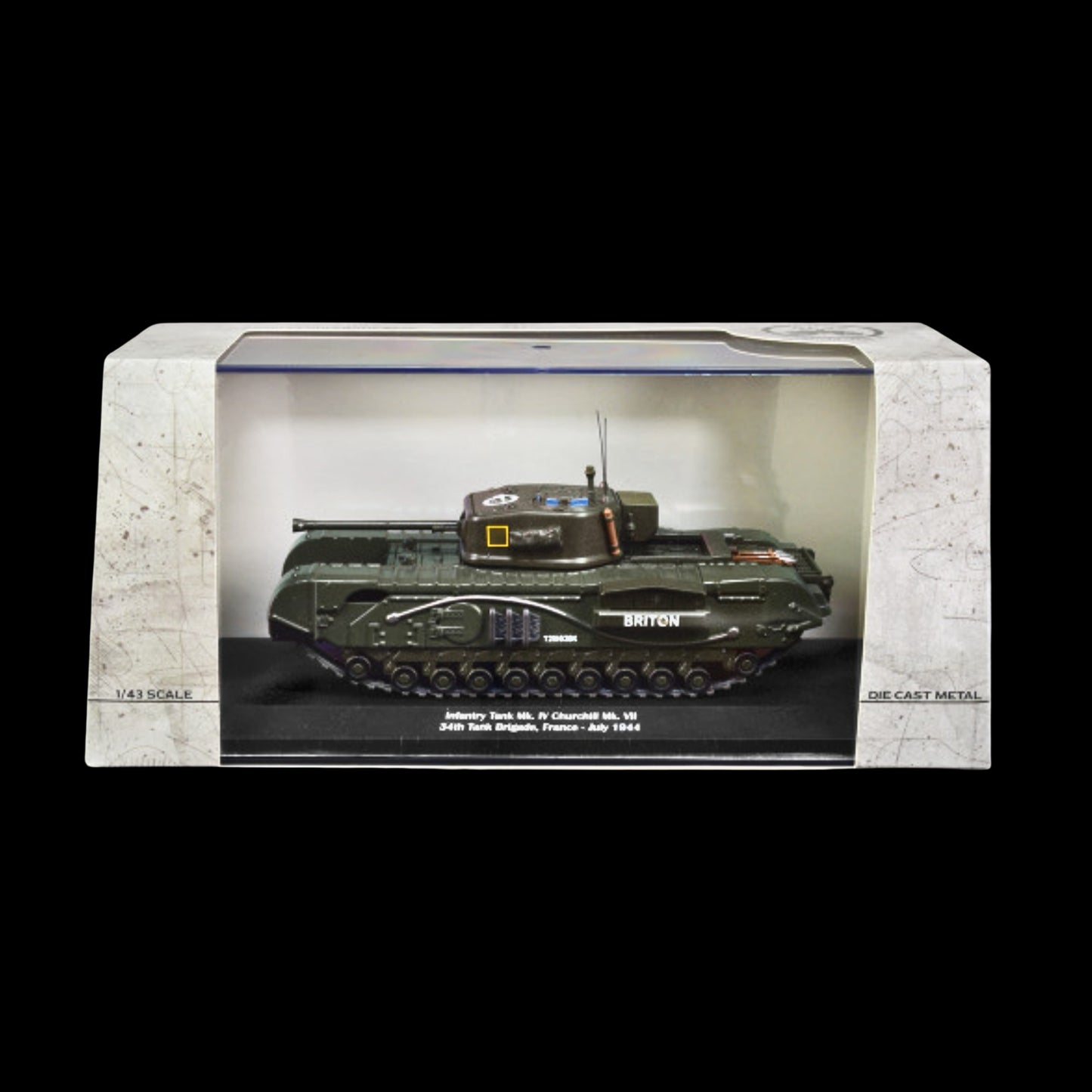 Infantry Tank Mk. IV Churchill Mk. VII "Briton" "UK 34th Tank Brigade France July 1944" 1/43 Diecast Model by AFVs of WWII