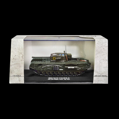 Infantry Tank Mk. IV Churchill Mk. VII "Briton" "UK 34th Tank Brigade France July 1944" 1/43 Diecast Model by AFVs of WWII