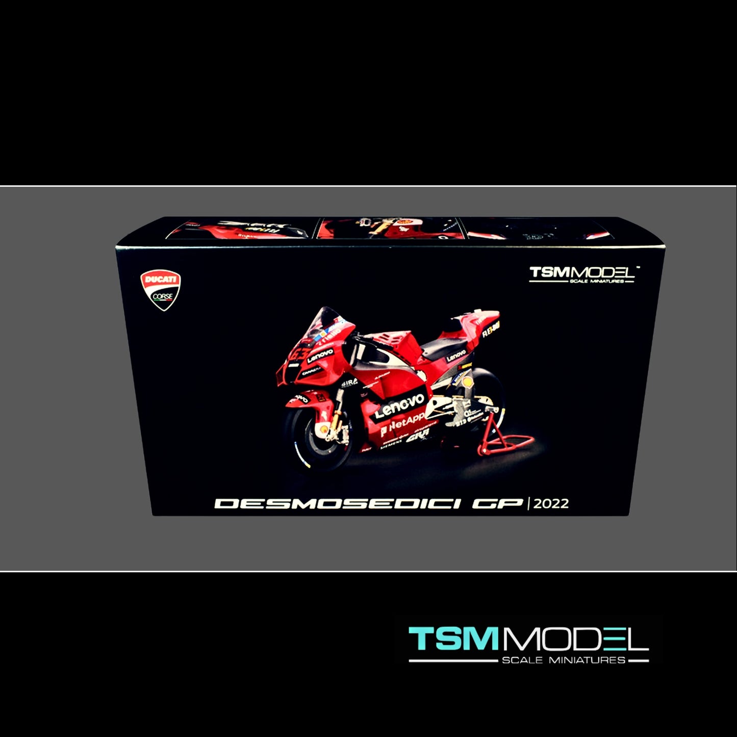 Ducati Desmosedici #63 Bagnaia MotoGP 2022 1:12 Resin Model by True Scale Miniatures