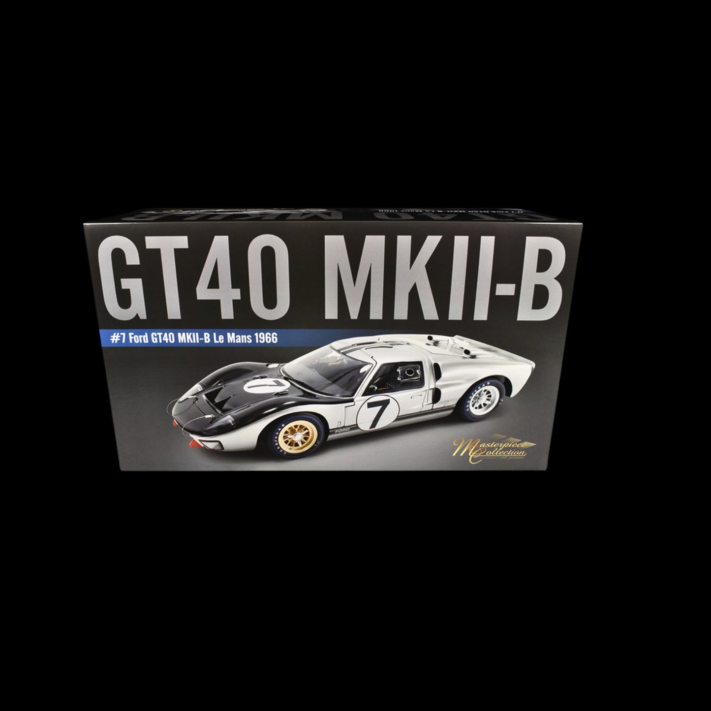 Ford GT40 MKII-B #7 Graham Hill - Brian Muir "Alan Mann Racing" "24 Hours of Le Mans" (1966) "Masterpiece Collection"  by ACME