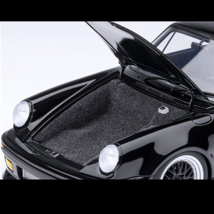 Porsche 911 (930) Turbo "Blackbird" Black "Wangan Midnight - Comic #1 Version" Manga 1/18 Model Car by Autoart