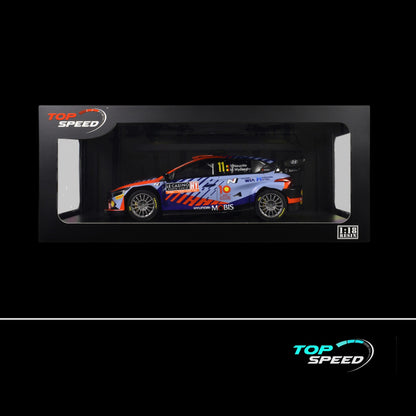 Hyundai i20 N Rally1 Hybrid #11 Thierry Neuville - Martijn Wydaeghe "Hyundai Shell Mobis WRT" Winner WRC "Monte Carlo Rally"  by Top Speed